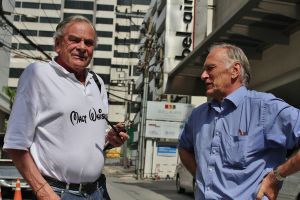 Torkjell Berulfsen og Hermann Gran trivdes i Bangkok.