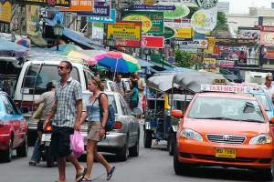 Antall europeiske turister i Thailand holder seg ganske konstant.