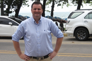 Håvard Farstad, Nordea Singapore, tok seg en tur til Jomtien Beach, Pattaya.